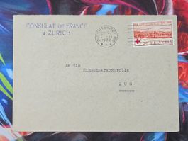 CL33 Enveloppe + Timbre Suisse 1939