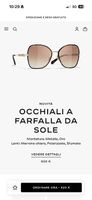 Occhiali Chanel a farfalla 
