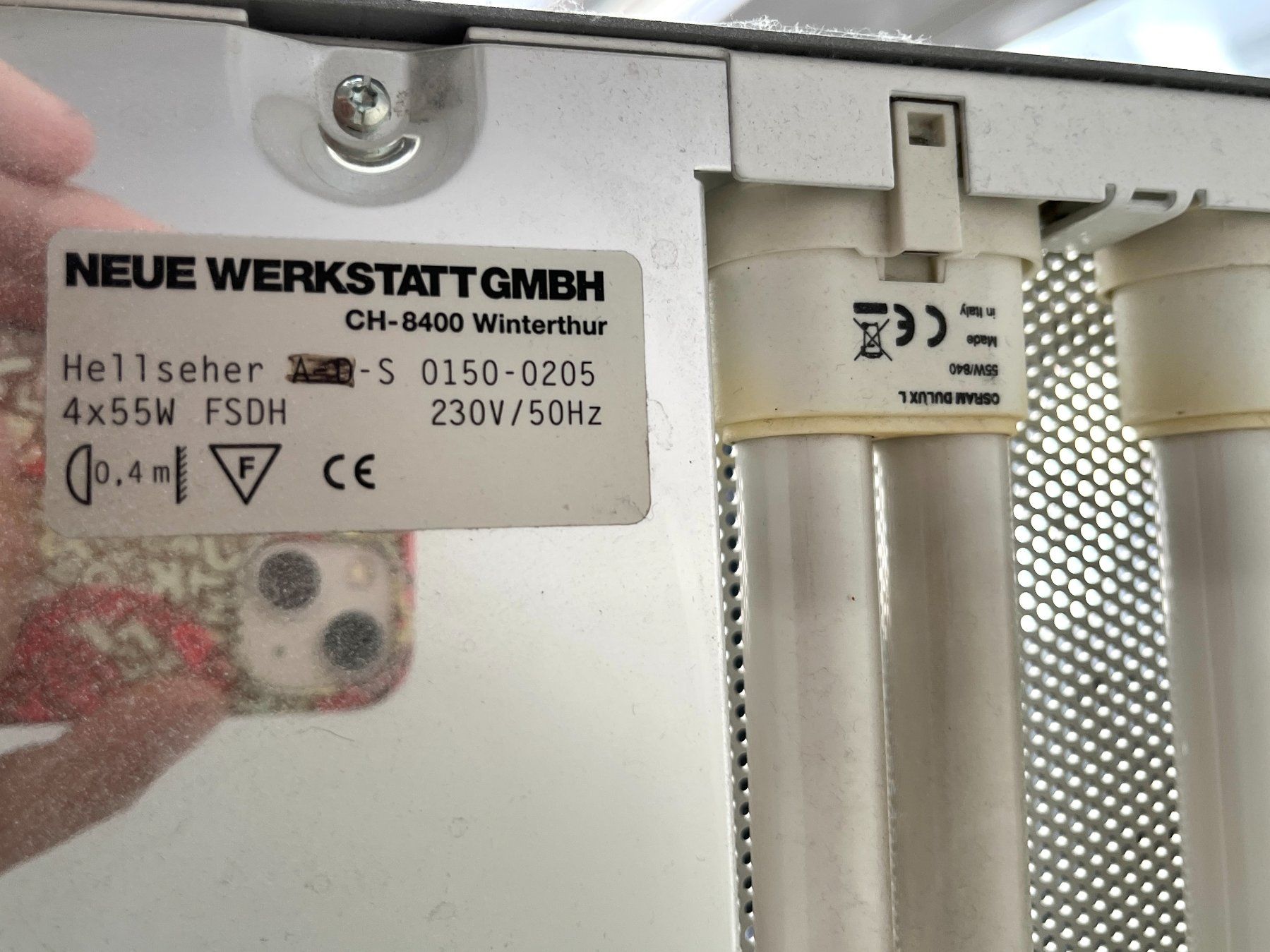 Lampade: Bürolampe Ständerlampe Hellseher Lichtleuchten Neue Werkstat – Usato da Zürich venduto da Allrounders 6