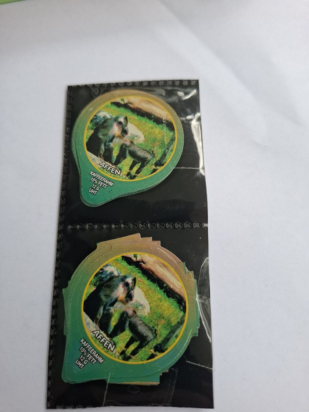 Kaffeerahmdeckel: Serie 1261 Affen – Gebraucht aus Glarus von Strubeli0