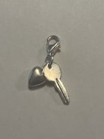  Herz und Schlüssel Thomas Sabo Charm Silber 925 2.6g!