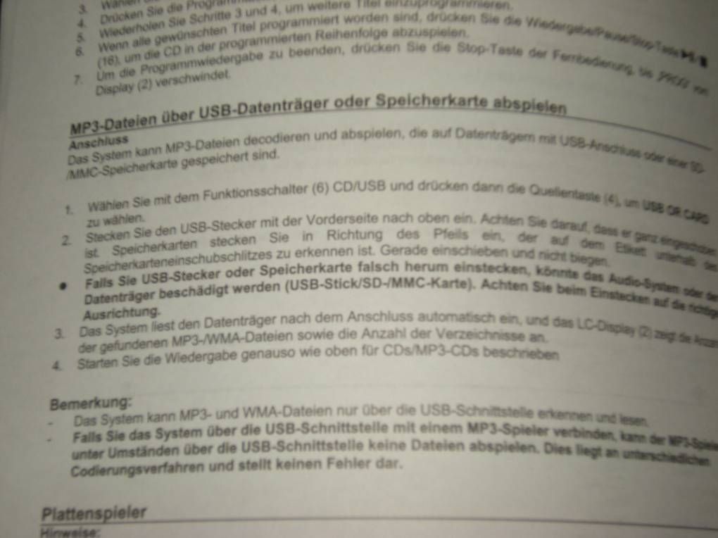 Registratori: LP, CD, 2xKassetten MP3 Recorder Anlage – Usato da Schönenbuch venduto da Mobbi72 3
