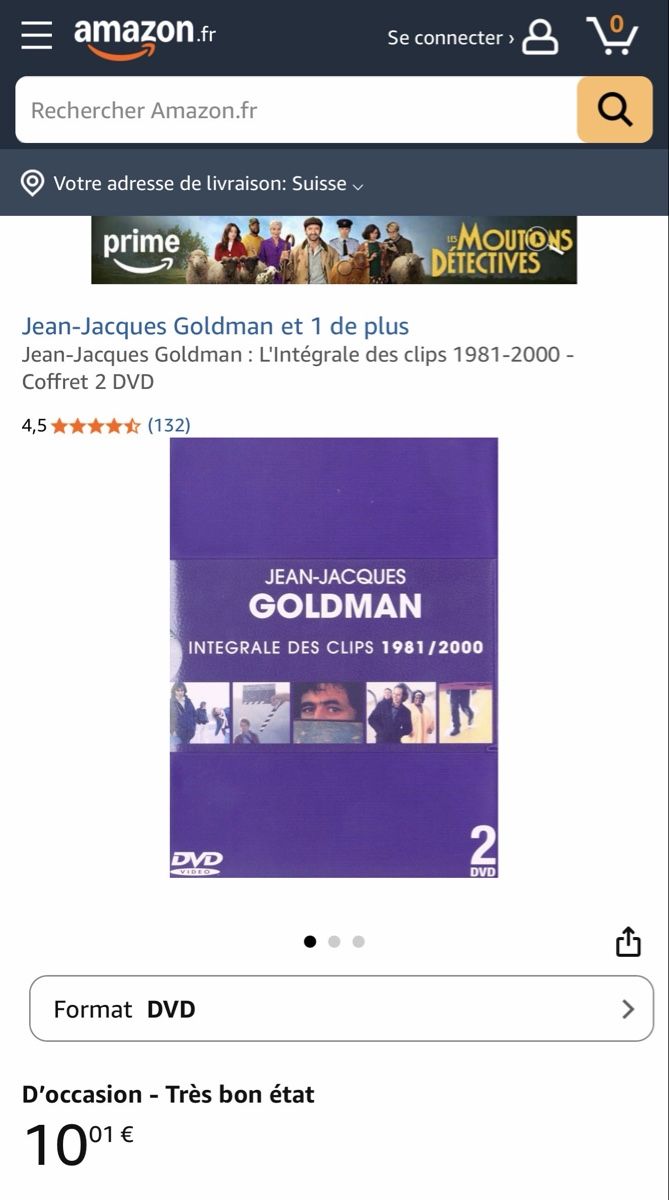 Tutti i DVDs: Jean-Jacques Goldman Intégrale des Clips 1981/2000 Coffret 2 – Usato da Courgevaux venduto da auxtrouvailles 4