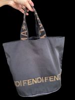 Fendi Zucca Schwarz Vintage Beuteltasche