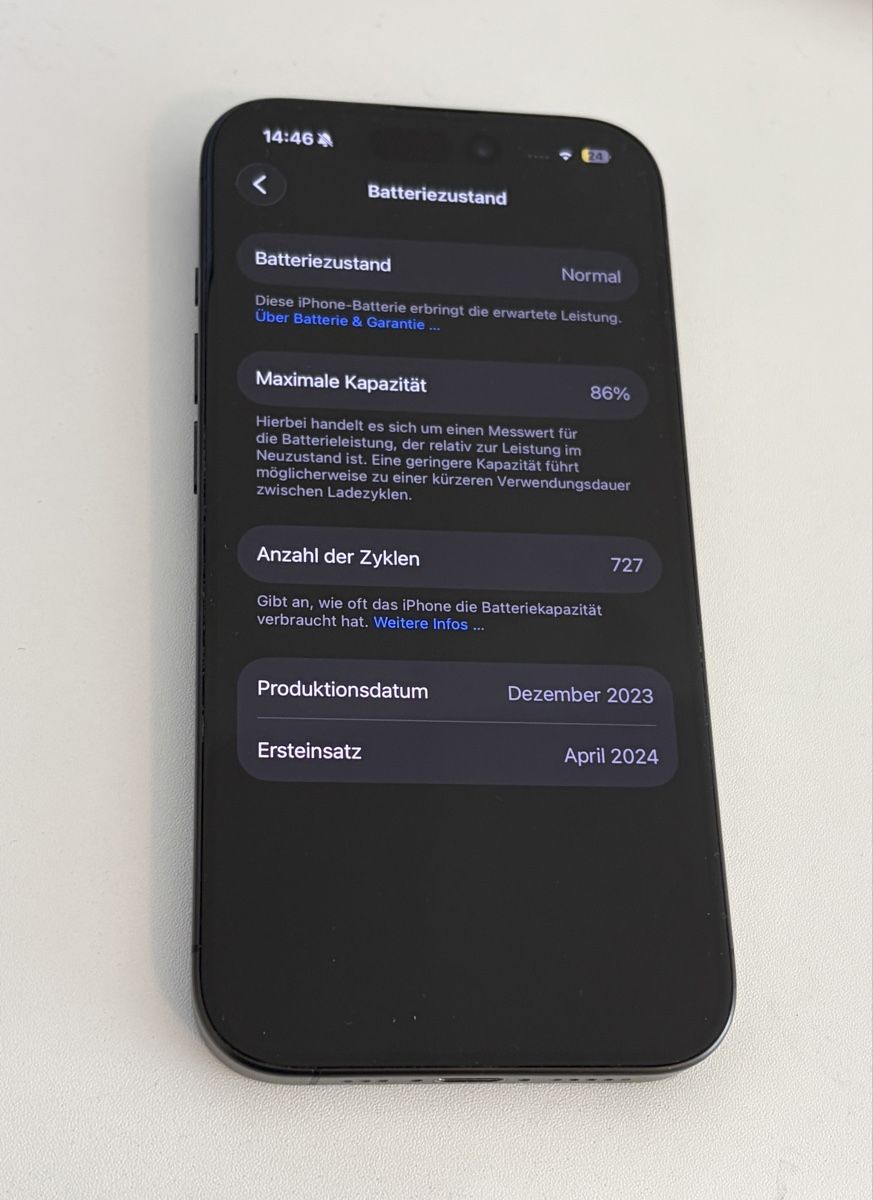 Apple Handys / Smartphones: Iphone 15 Pro 256GB Purple – Gebraucht aus Zürich von Skynet58 1