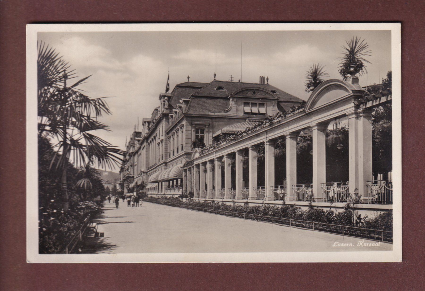 Cartes postales: LUZERN - Kursaal - 1930 – D'occasion à Pully par nicecards-shop