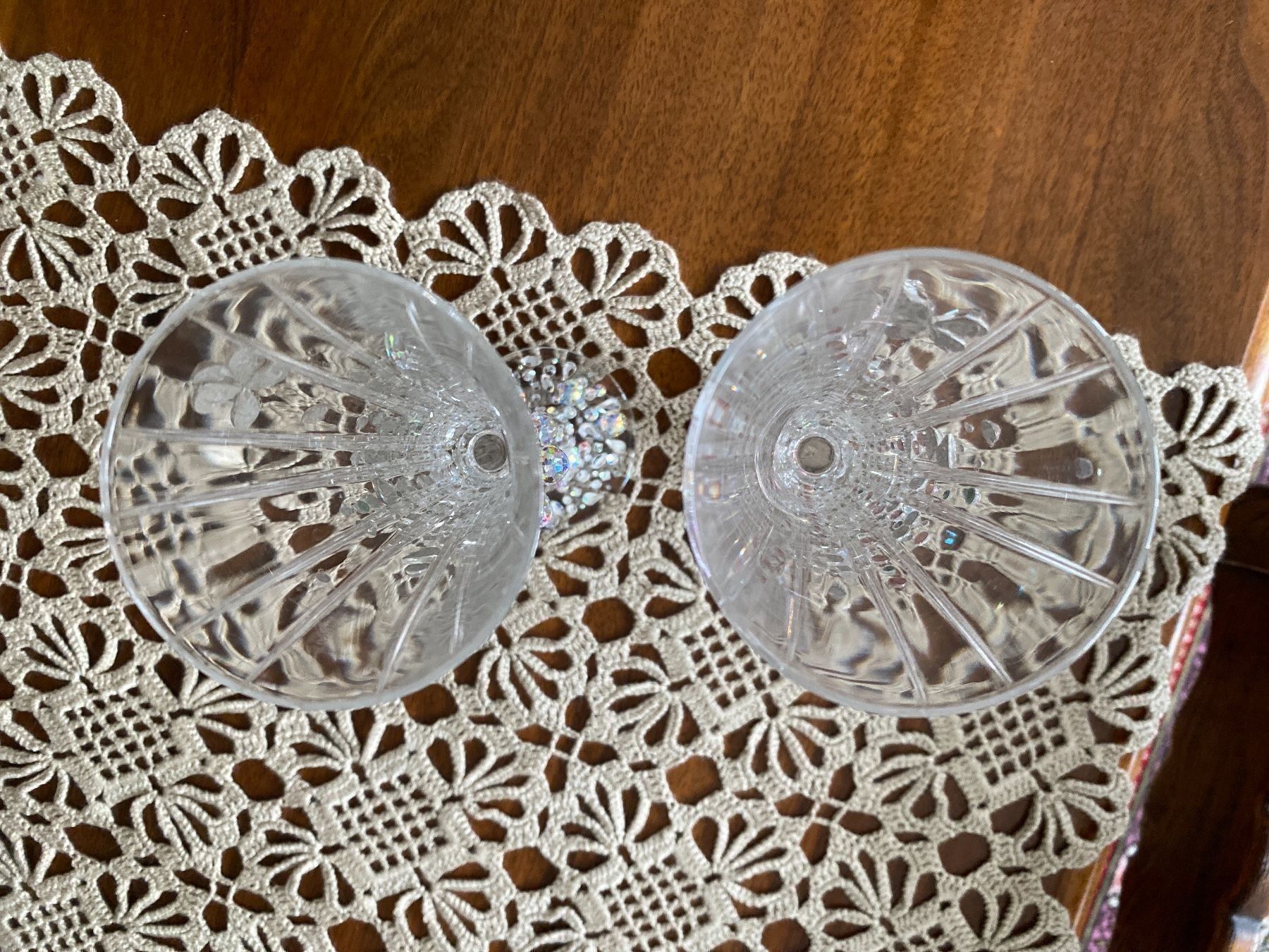 Bicchieri: 2/ Hochzeit glasses mit Swarovski – Usato da Mehlsecken venduto da Reymau 4