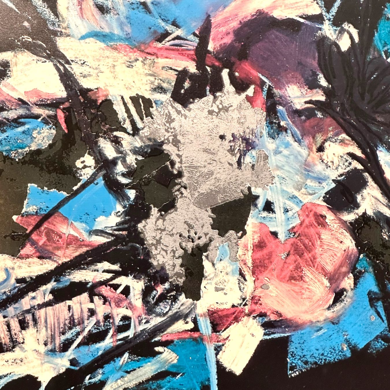 Gemälde: Superbe Modern Abstract Oil signed painted on canvas – Gebraucht aus Lausanne von artnouveau04 1