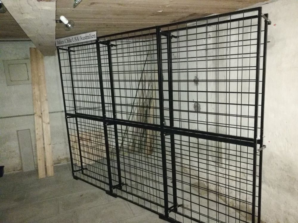 Weinständer Schwarz Metall 2