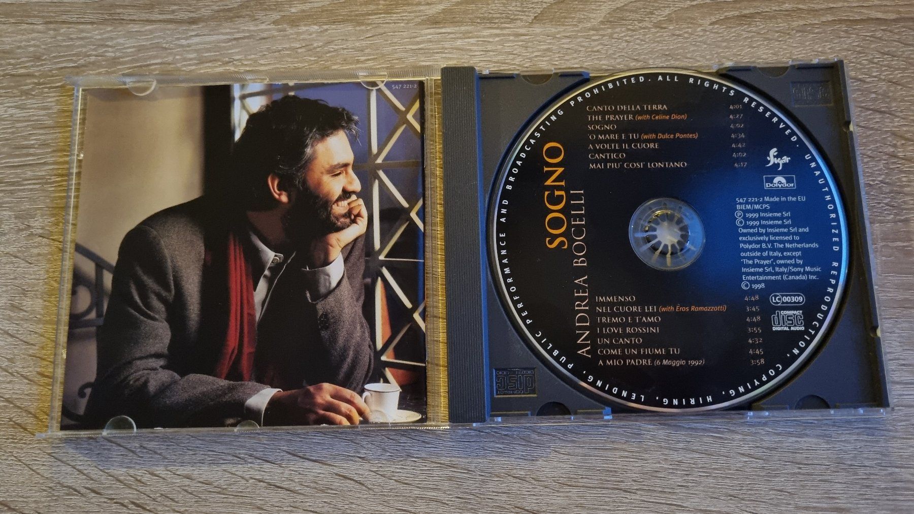 CD: Andrea Bocelli - Sogno – Usato da Hagenbuch ZH venduto da lecterr55 1