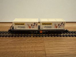 Arnold Flachwagen mit Containern