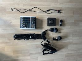 RØDE NT1 Komplettset – Mikrofon, Arm, Mixer, Soundkarte & Zu