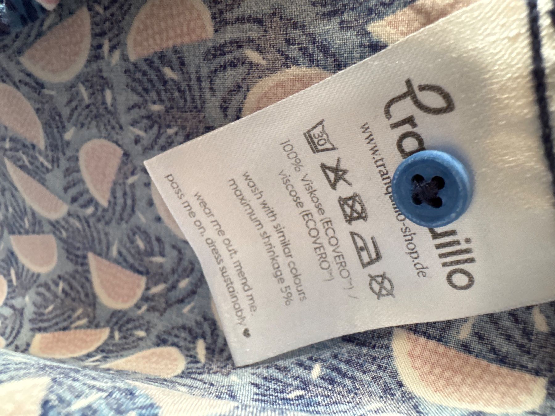 Kleider: Sommerliches Kleid von Tranquillo, Gr. 36, Viscose – Gebraucht aus Winterthur von britsi 2
