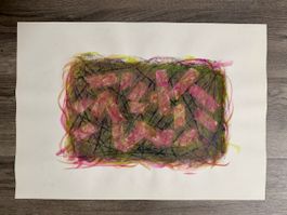 Abstraktes Kunstwerk, Original Unikat!