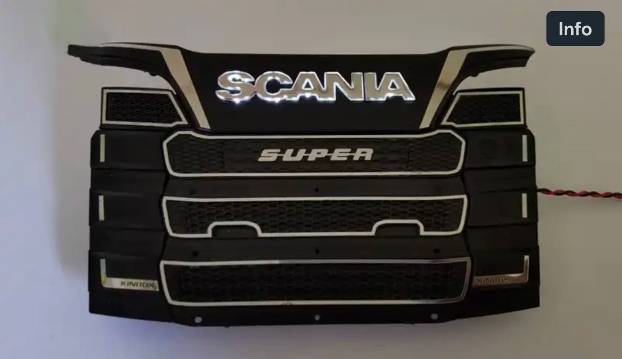 Modellismo RC: Beleuchtet Scania  1/14 – Nuovo e nell'imballaggio originale da Altdorf UR venduto da modellbau-widmer