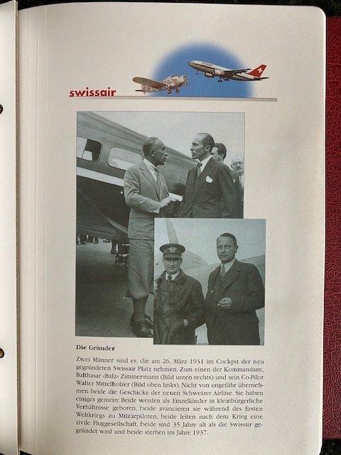 Alle Briefmarken: Swissair Album mit ca. 60 Erstflugbriefen – Gebraucht aus Canobbio von cog_bp5c 8