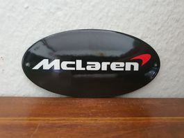 Emailschild Mclaren Racing Logo Formel 1 Auto Emaille Schild