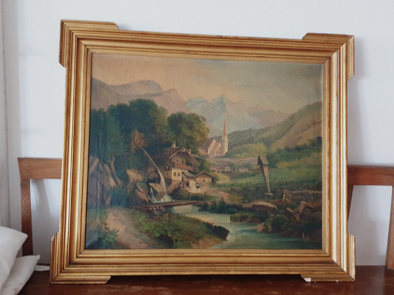 Gemälde: Bild / Ölgemälde von A. Lehner: "Mühle" – Gebraucht aus Bern von Philipp8578 8