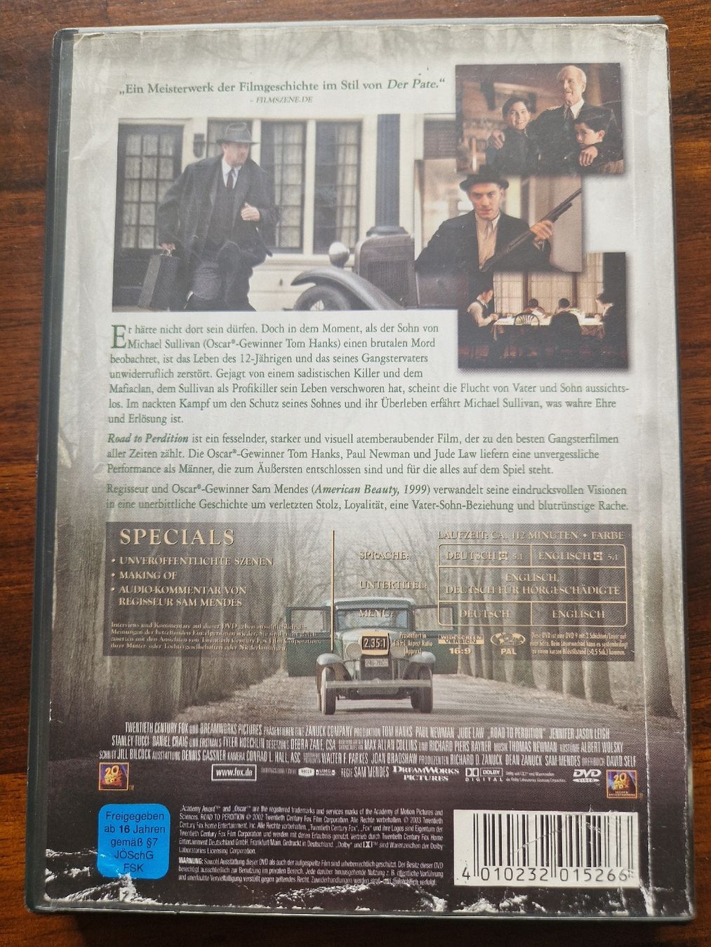 Tutti i DVDs: Road to Perdition DVD – Usato da Emmenbrücke venduto da alexa1983 1