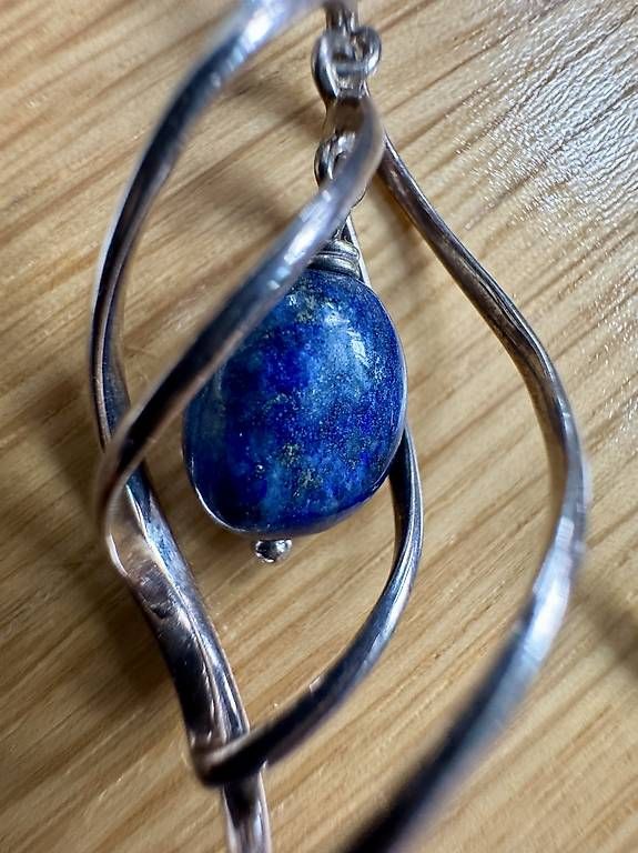 Boucles d'oreille: Wunderschöne Ohrringe Lapislazuli – Neuf (Voir description) à Bern par cpiller01 2