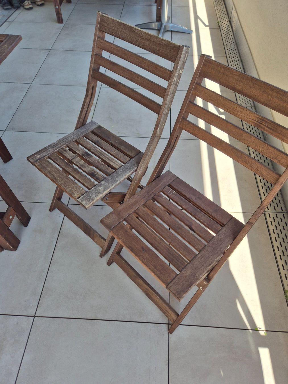 Ikea Tischset: IKEA ÄPPLARÖ Gartentisch mit 4 Klappstühlen – Gebraucht aus Grosswangen von MelFas 1