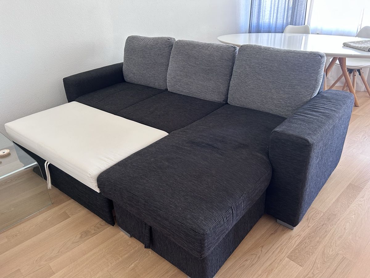 Sofas: Corner sofa bed dark grey good condition – Gebraucht aus Zürich von cla_l7hq 1