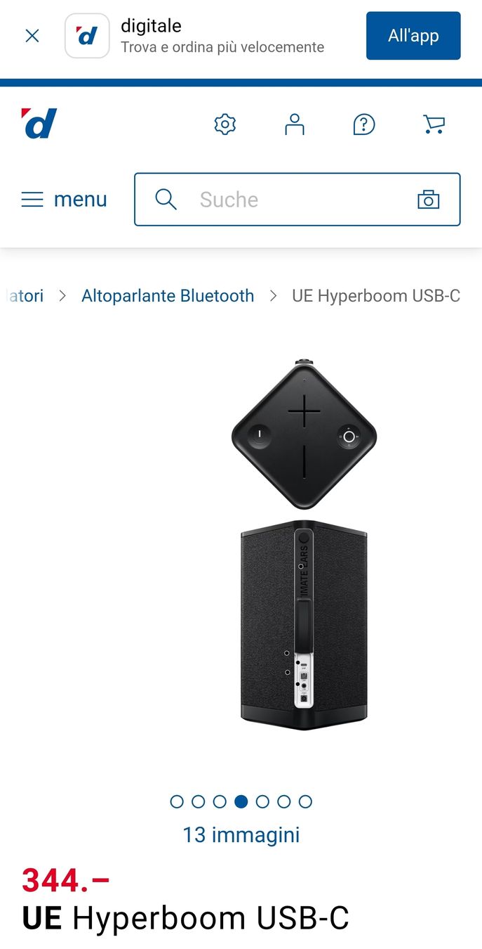 Ultimate Ears Casse acustiche: UE Hyperboom Wie Neu. NP 344 fr. – Usato da Meggen venduto da dav_7vw6 2