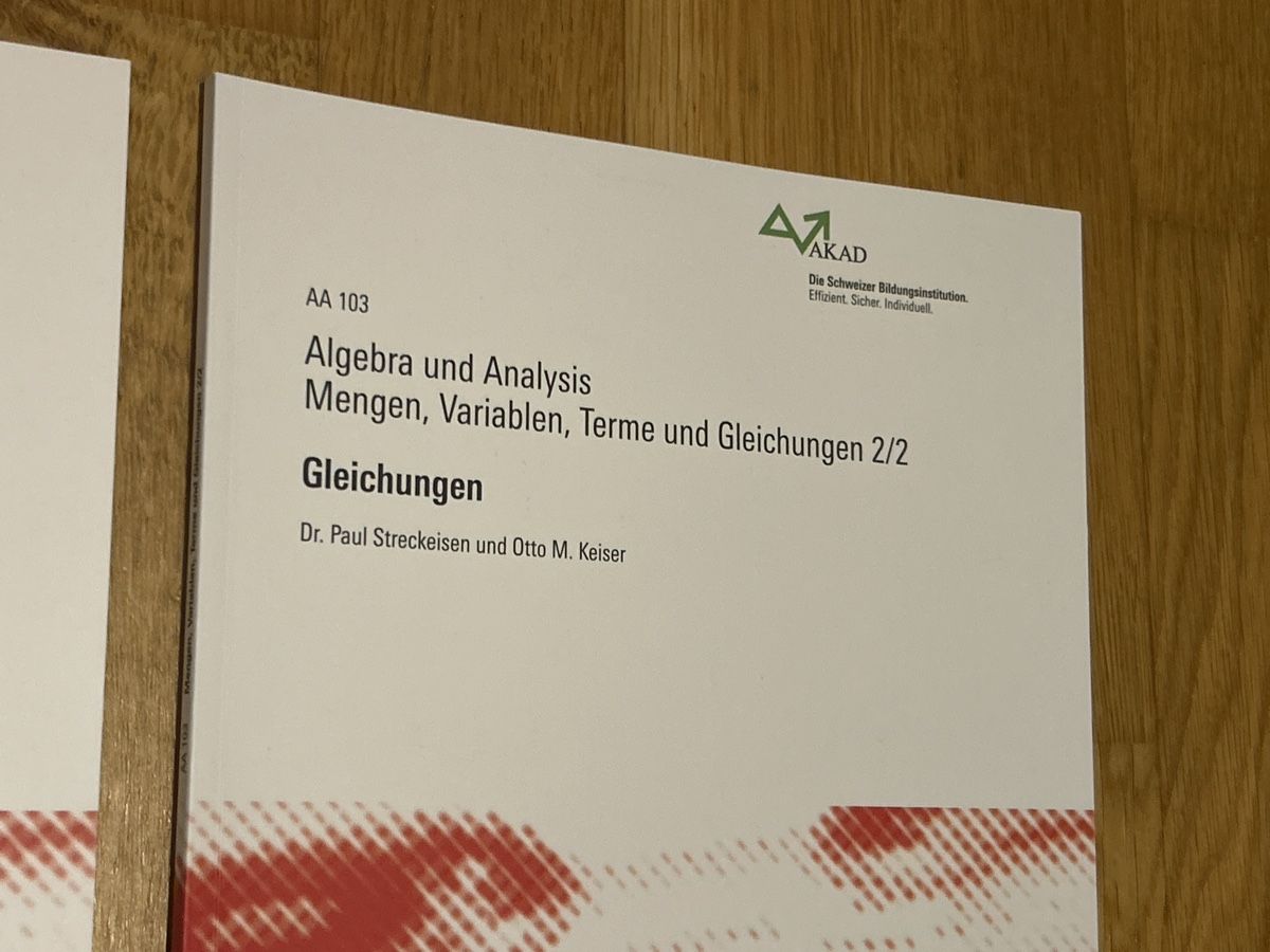 Libri: AKAD Lehrmittel Mathematik – Nuovo (secondo la descrizione) da Hunzenschwil venduto da happy07201 2