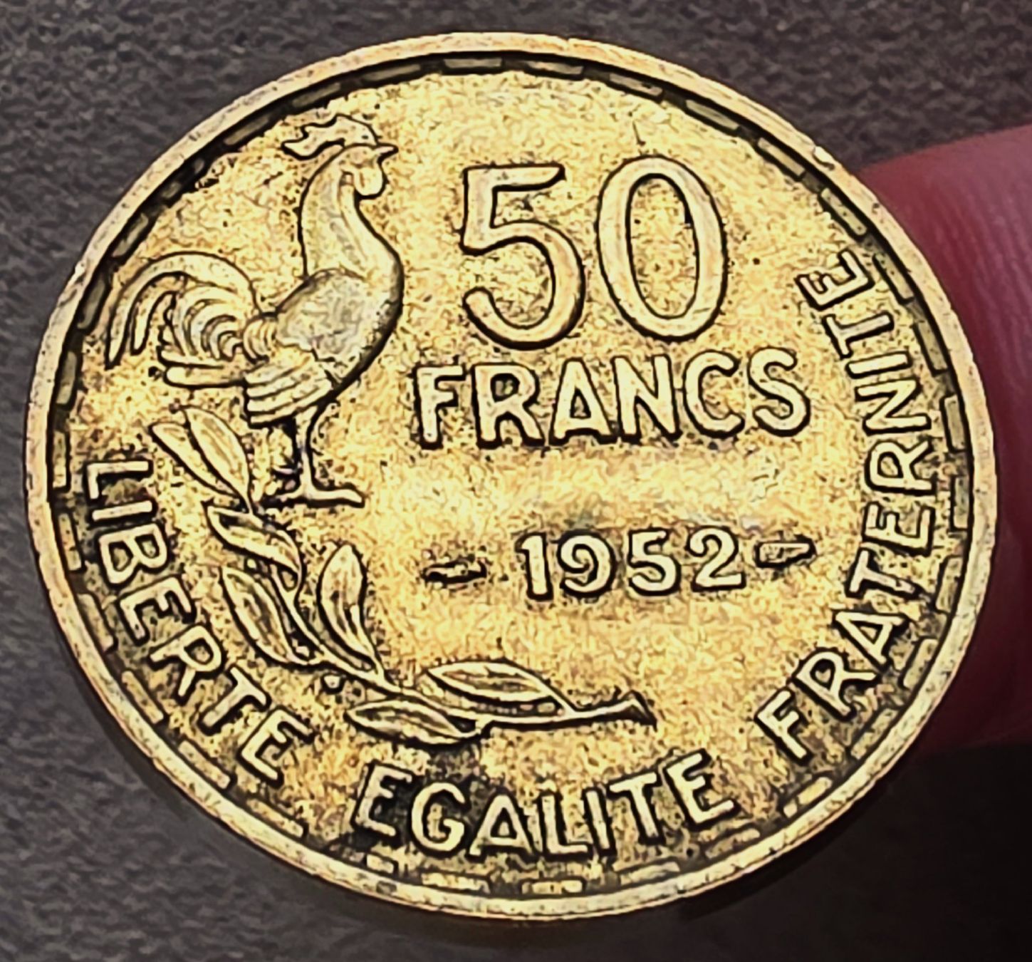 Tutti le monete: FRANKREICH 50 FRANCS 1952 – Usato da Winterthur venduto da Creso70 1