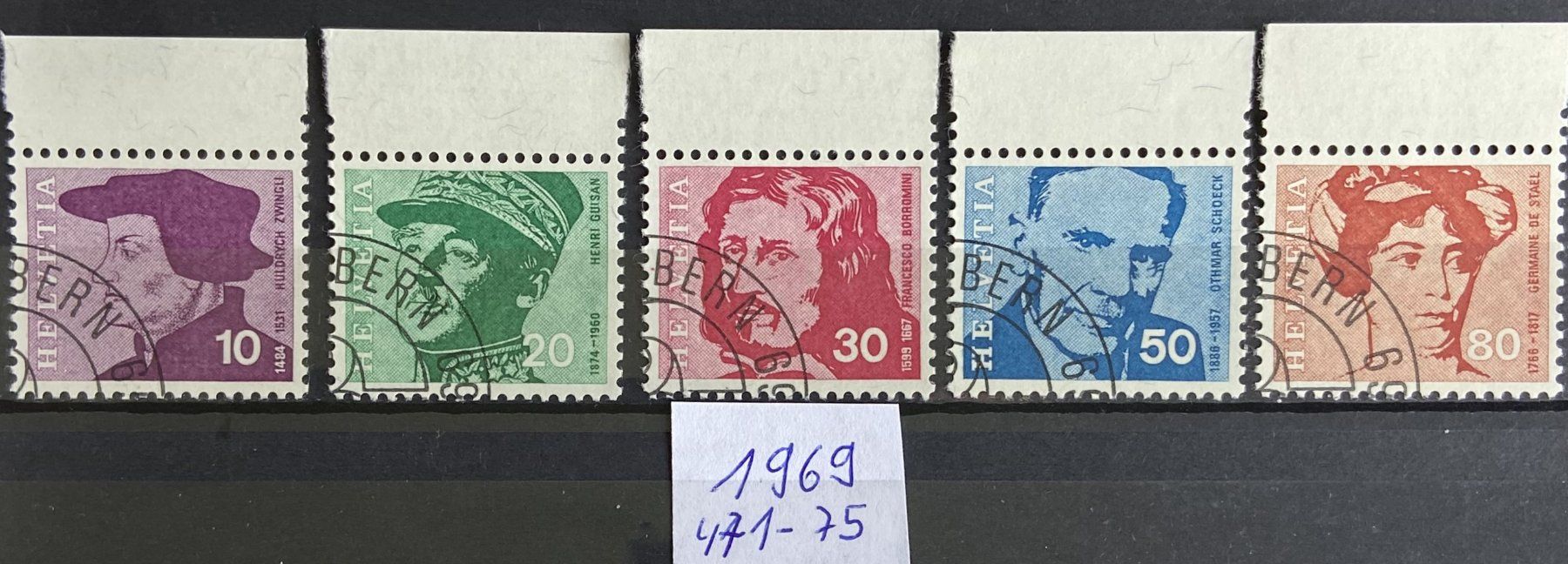 Tutti i francobolli: Lot Schweizer ET Briefmarken Sätze – Usato da Böckten venduto da Hansi36