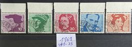 Lot Schweizer ET Briefmarken Sätze