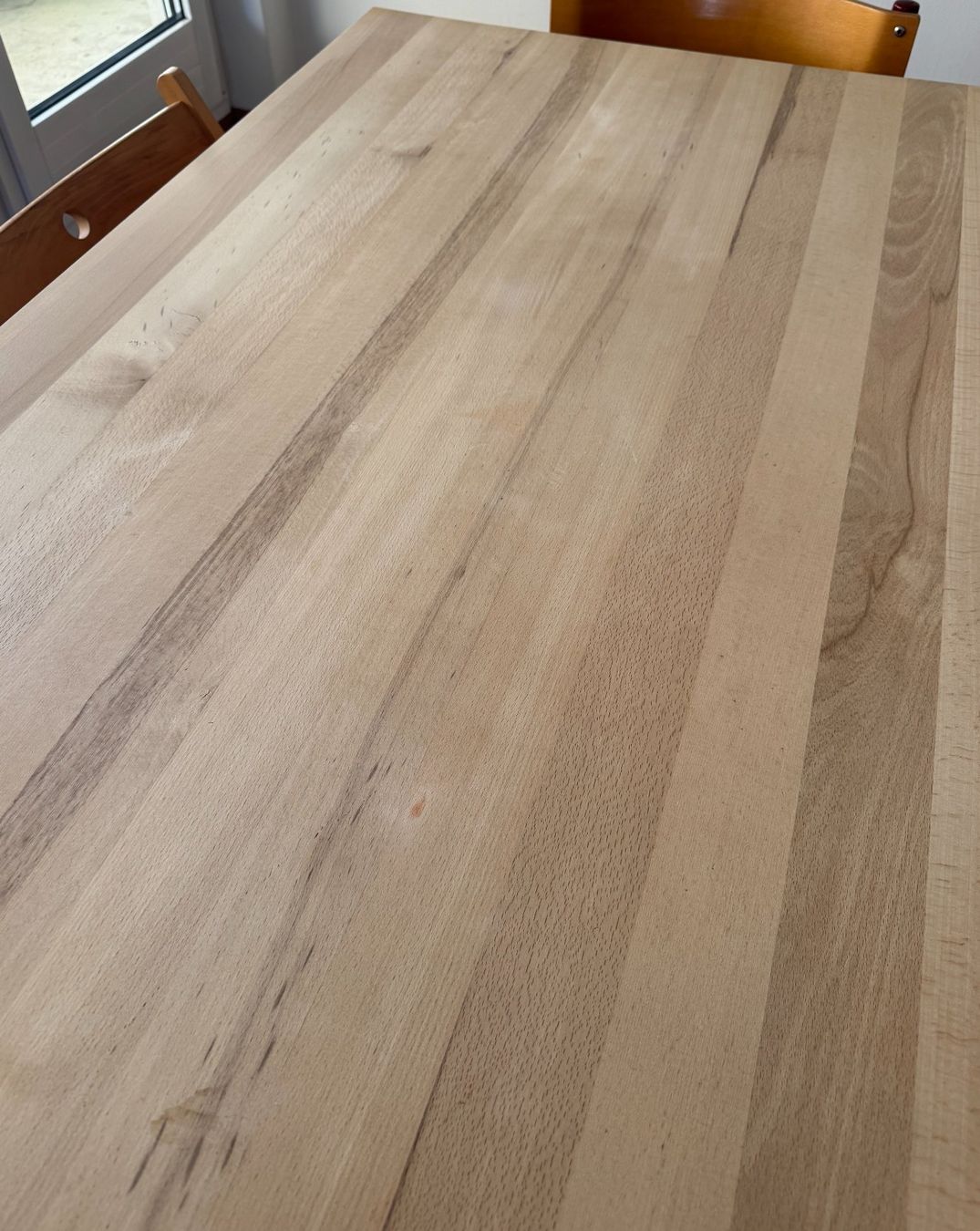 Interio Tavoli: Solid Beech Wood Dining Table 160×80 cm — Natural, Seats 6 – Usato da Uetikon am See venduto da SM_zurich 2
