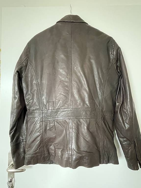 Giacche: Braune Trussardi Jeans Lederjacke Herren – Usato da Basel venduto da nur_rly7 3