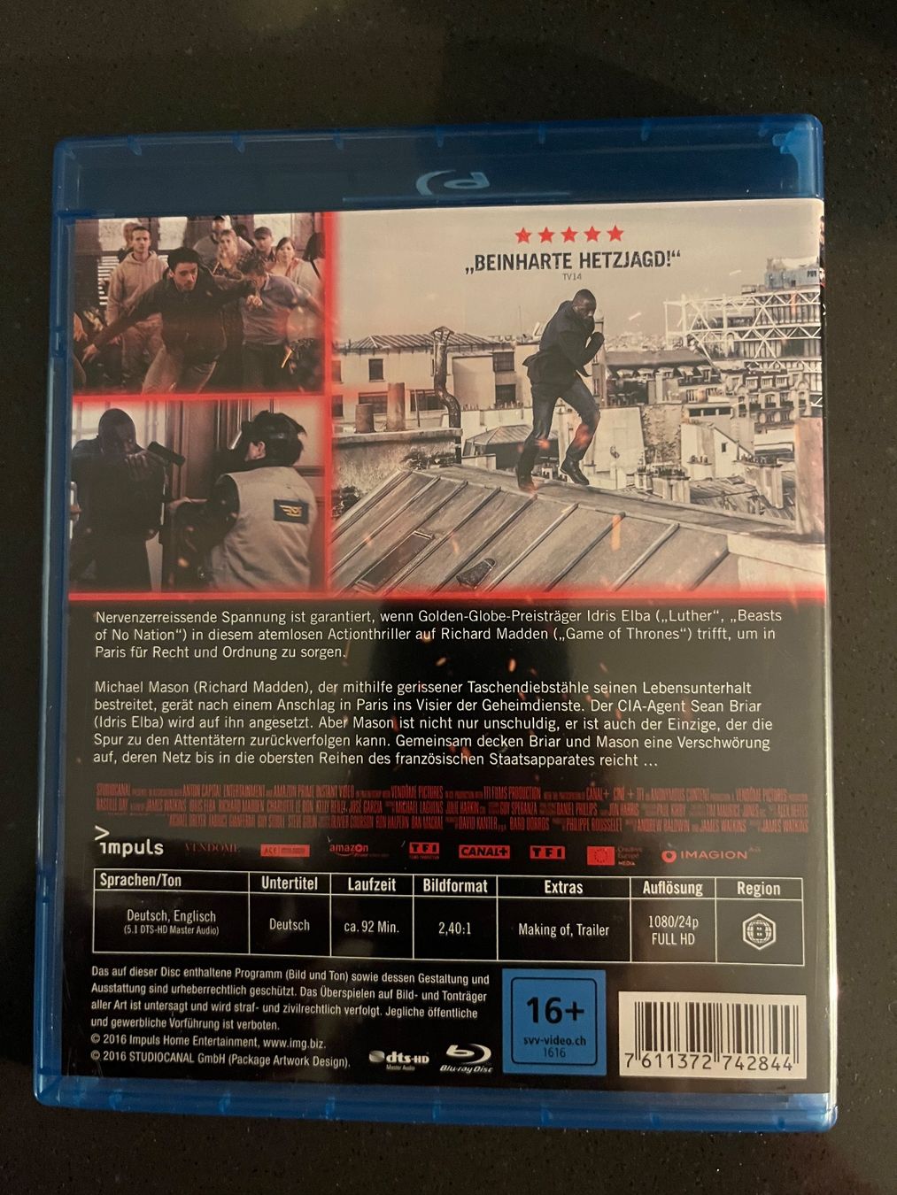 Tutti i DVDs: Bastille Day - Blu-ray – Nuovo (secondo la descrizione) da Sierre venduto da black.box 1