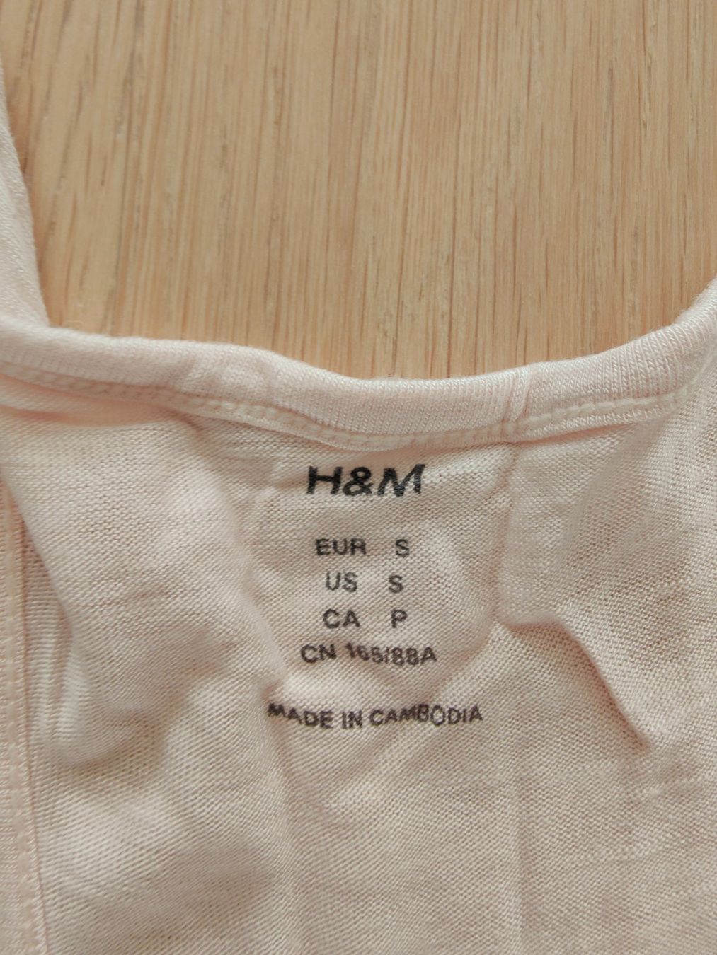 H&M Top: H&M Damen Top Basic Lachsfarben S - 100% Viskose – Usato da Birmensdorf ZH venduto da LucaToni02 2