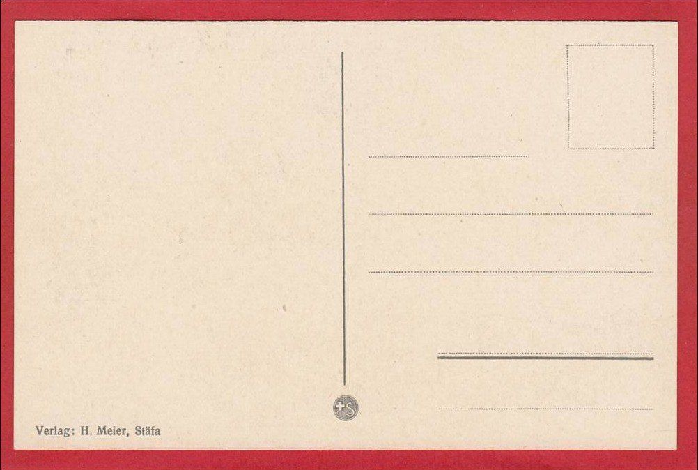 Cartoline postali: STÄFA, RUDERBOOT, MOTORBOOT – Usato da Grüningen venduto da Kartenlaube 1