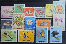 Singapore Kat. 53-68 * 1962 Kat. 50 Euro