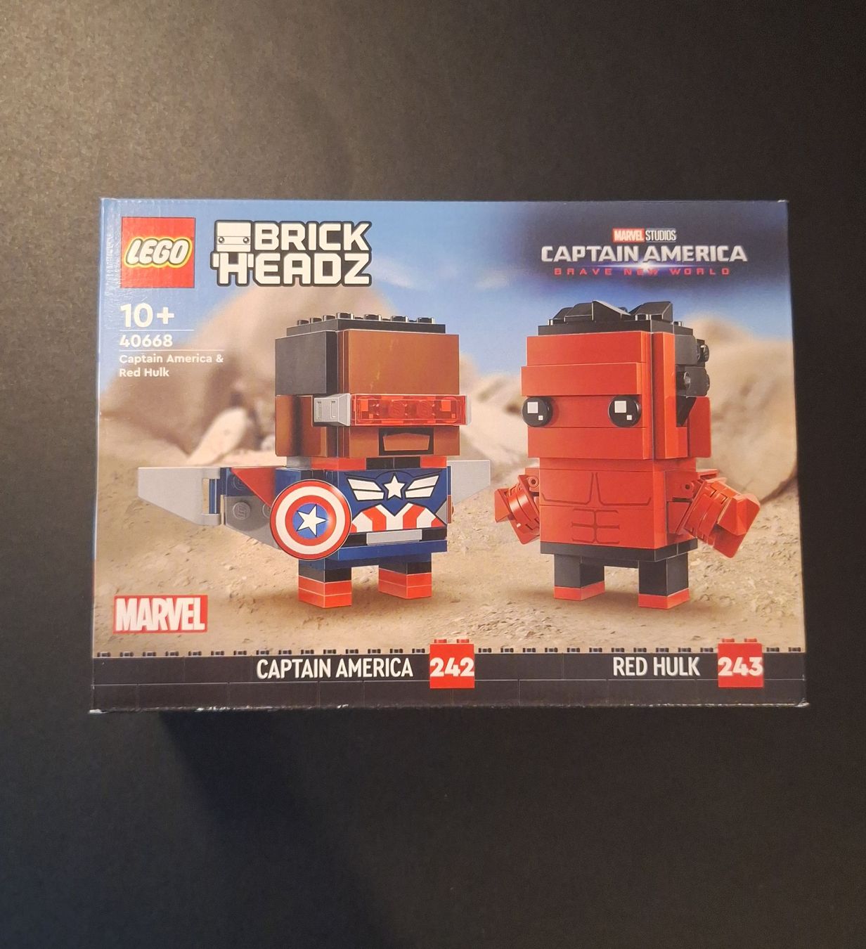 Lego Giocattoli: Lego BrickHeadz Captain America & Red Hulk 40468 – Nuovo e nell'imballaggio originale da Adliswil venduto da Mirmuun