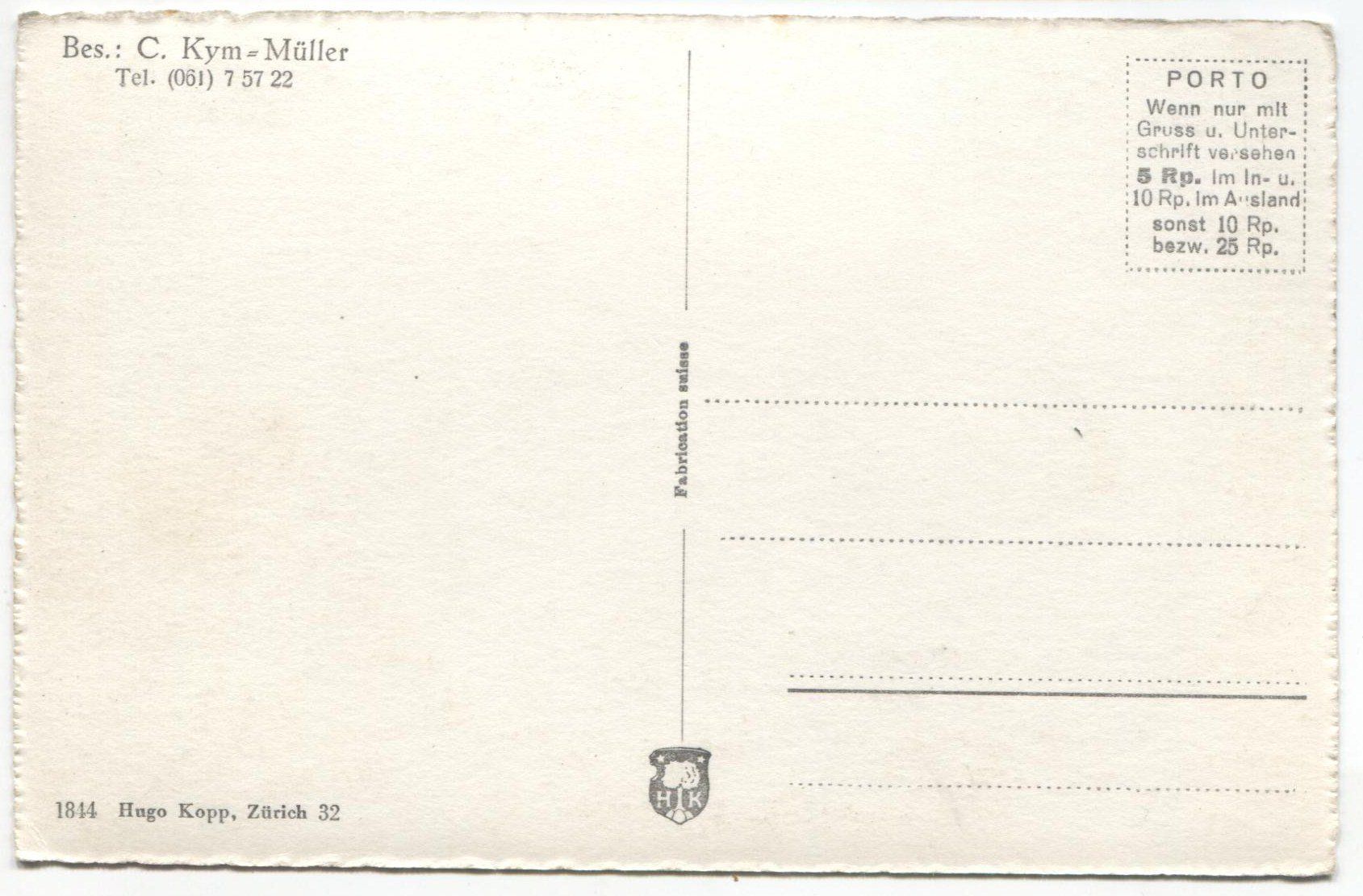 Cartoline postali: BUBENDORF BL 1940 Restaurant Rössli – Usato da Rothrist venduto da Clanx 1
