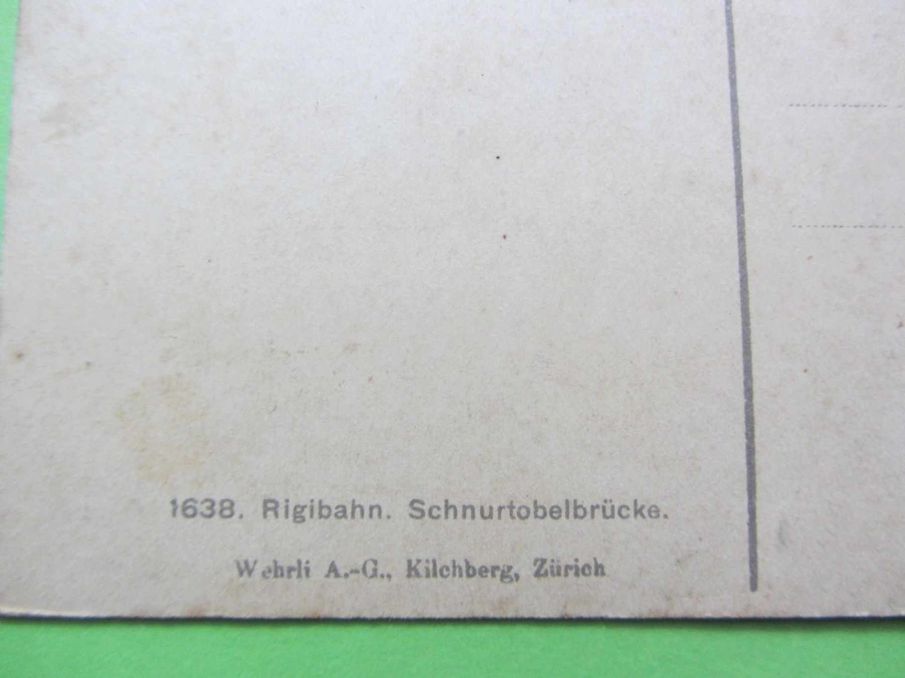 Cartoline postali: Ansichtskarte Koloriert, Rigibahn, Schurtobelbrücke, ca1915. – Usato da Malters venduto da moc_z8d9 2