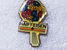 Ansteckpin 42: Raiffeisen