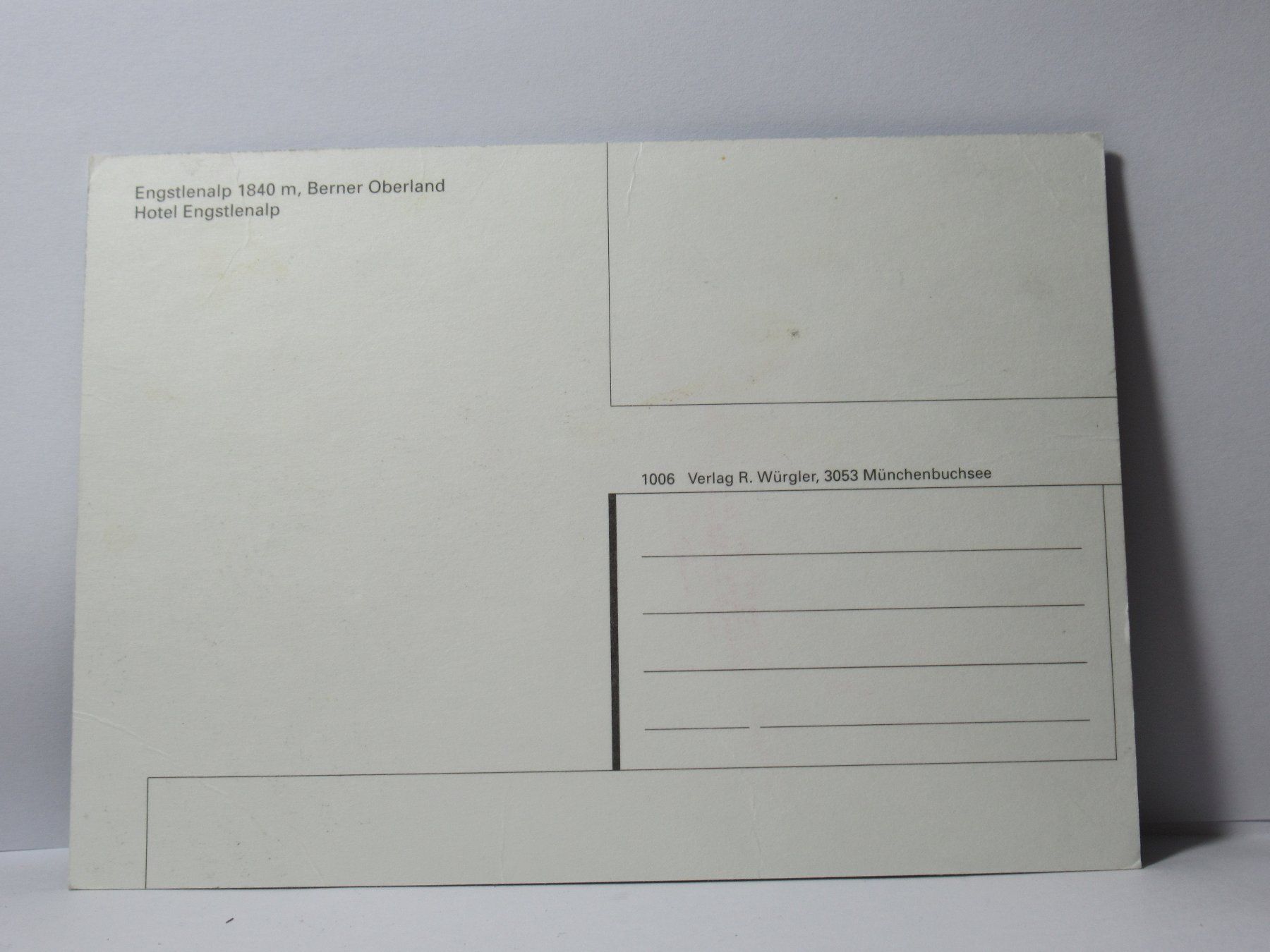 Cartoline postali: Hotel Engstlenalp – Nuovo (secondo la descrizione) da Grenchen venduto da Bluemchen1900 1