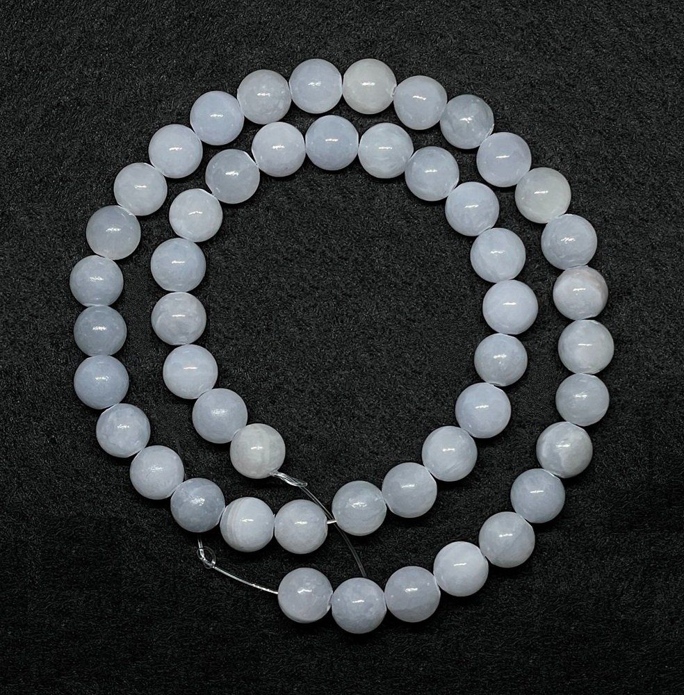 Catenine: Natürliche Angelit Jade Perlen, 8mm – Nuovo (secondo la descrizione) da Thun venduto da Creative-Art-Tess