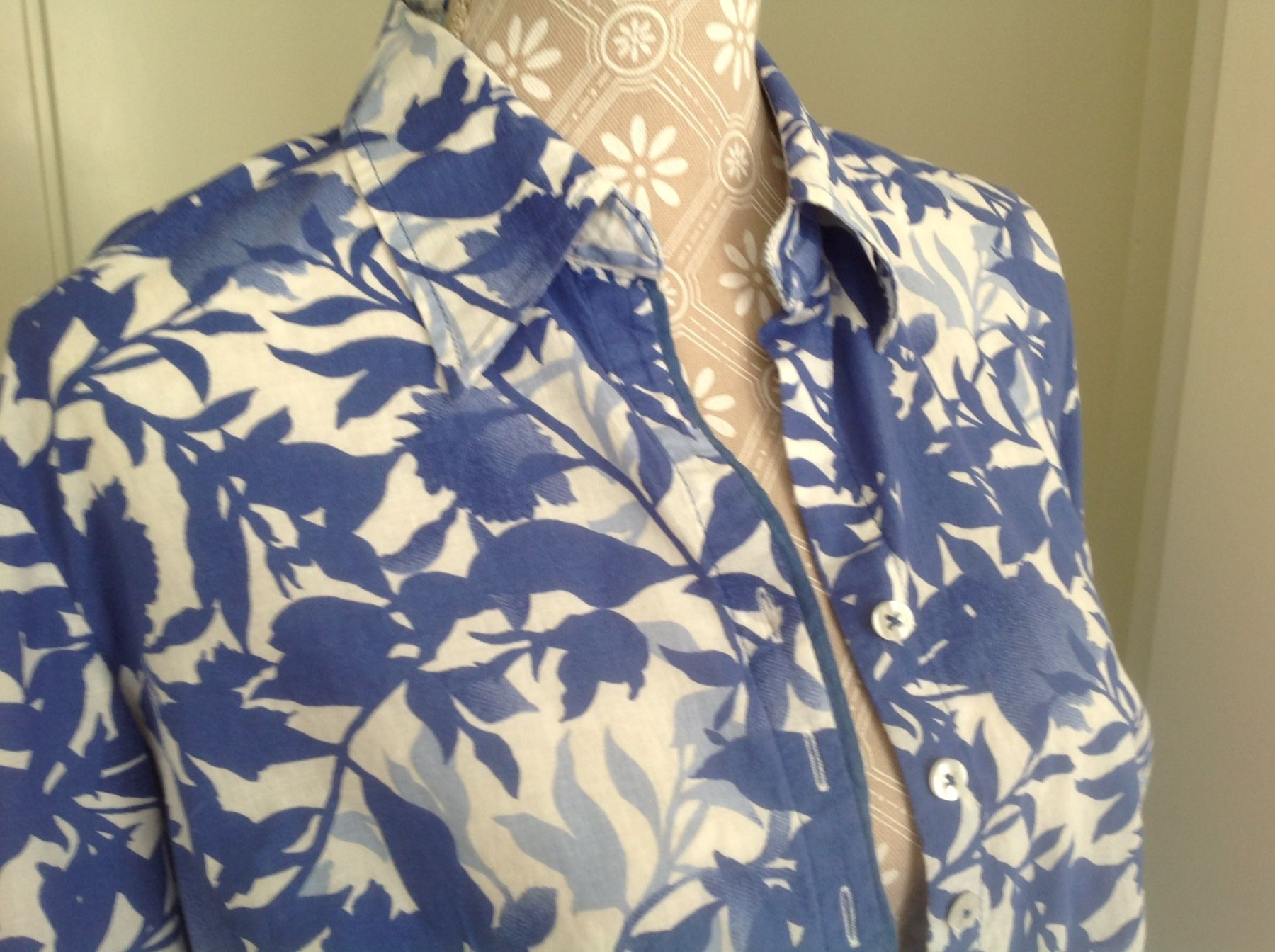 Camicette: Bianca - Blouse - coton - 40 – Usato da Sion venduto da accroshoes 1