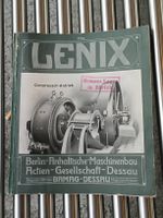 Antike Broschüre / Maschinenbau LENIX Ausgabe ca. 1910