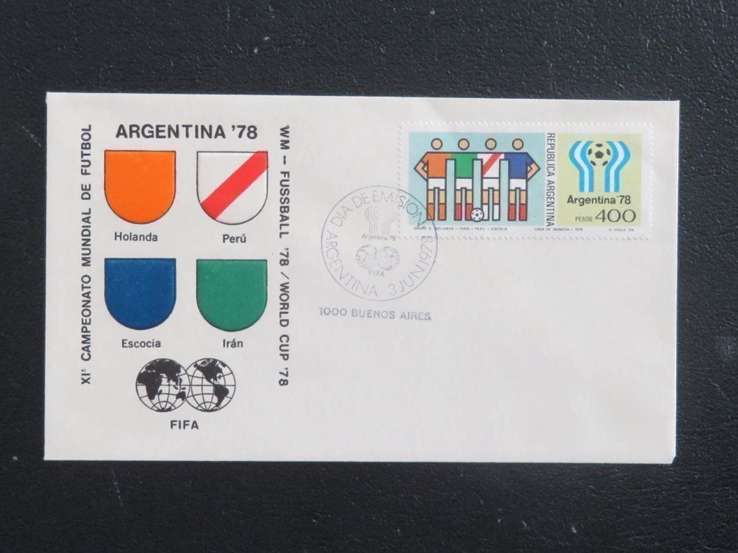 Alle Briefmarken: Ersttagsbriefe der Fussball-WM 1978 – Neu (gemäss Beschreibung) aus Lachen SZ von peace0 1