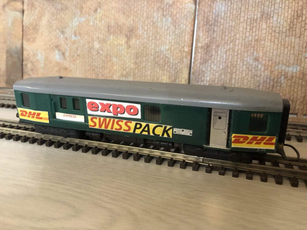 Wesa Modellini di ferrovie: Wesa. Gepäck-Postwagen – Usato da Belp venduto da Kbasic