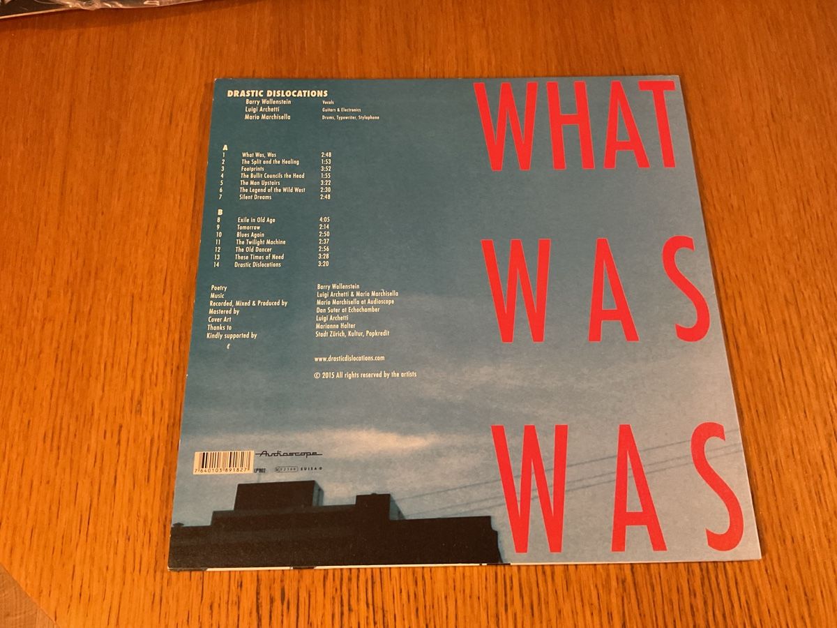 Dischi in vinile: Drastic Dislocations - What Was Was - Vinyl Schallplatte2015 – Usato da Steinach venduto da Quarkie 1