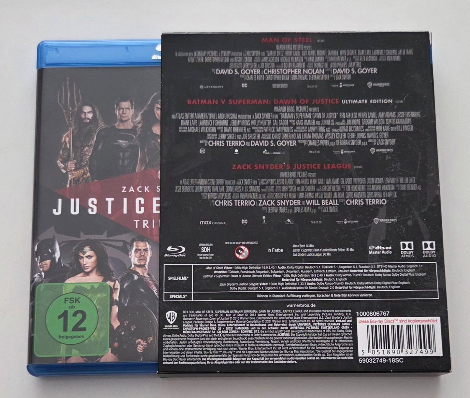 Tutti i DVDs: Justice League - Trilogy - Blu-Ray – Usato da Zufikon venduto da lakotassu 1