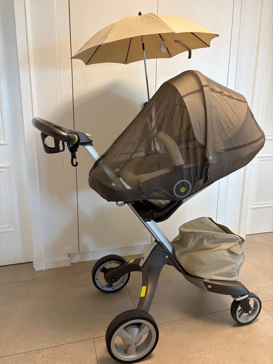 Stokke Kinderwagen: Stokke Kinderwagen beige inkl. Winterset – Gebraucht aus Altendorf von Marsa11 1